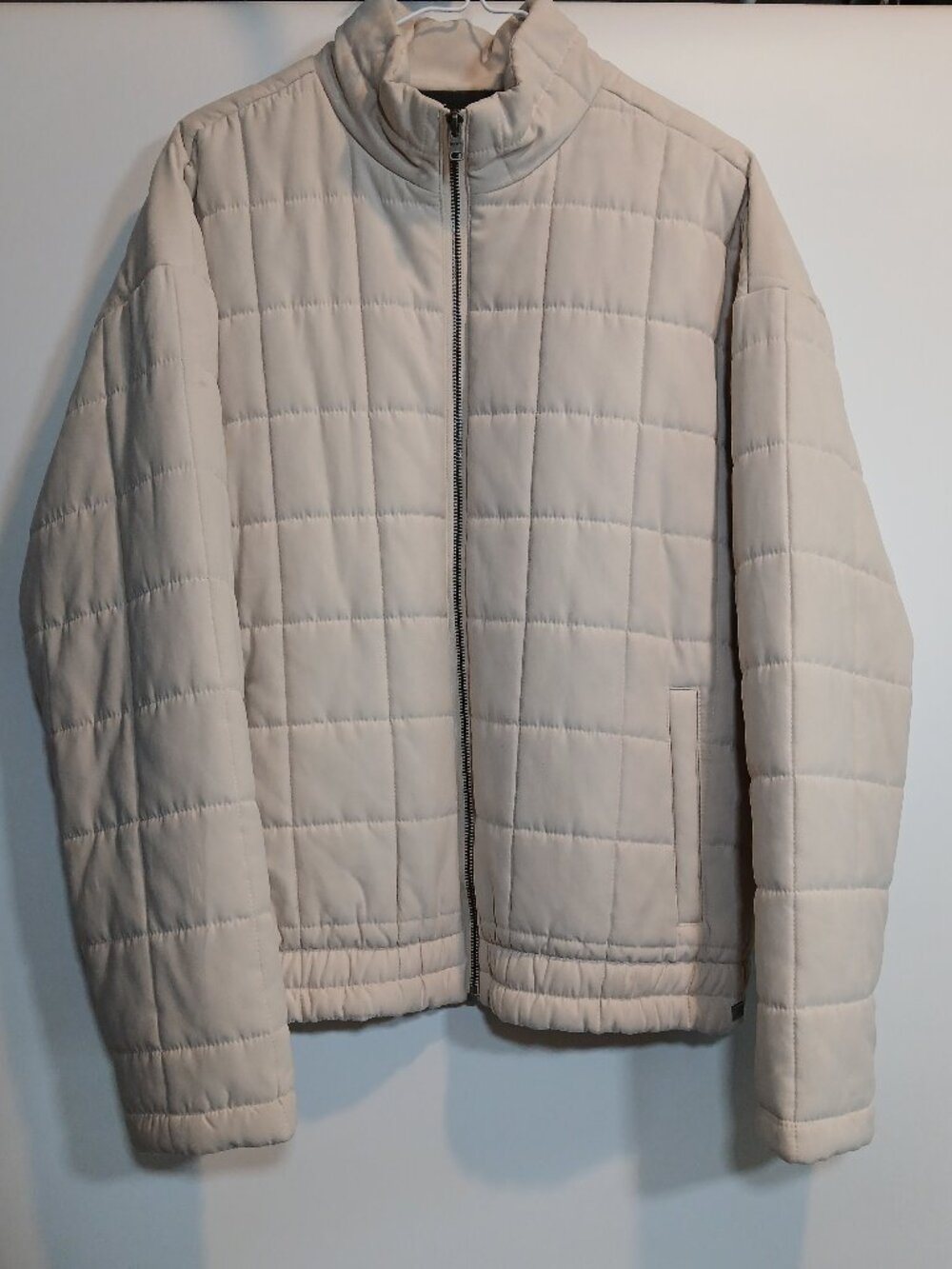 Roxy Cream Puffer XL Jacket Cream Ivory Lightweight Full Zip Packable Puffy Coat